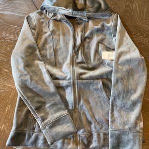 💚 3/$15 Time & Tru Velour Jacket NWT